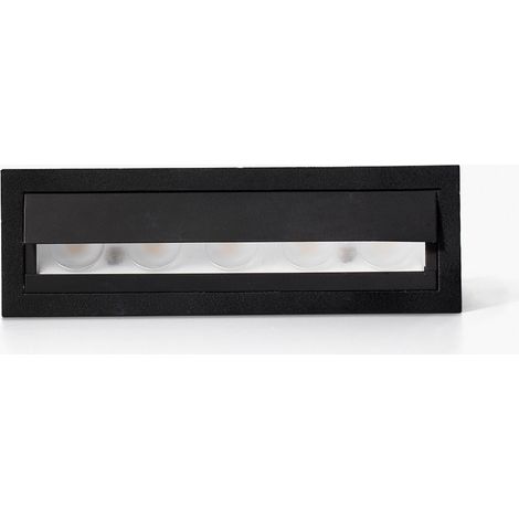 TROOP Bañador de pared empotrable negro-negro 2700K CRI90