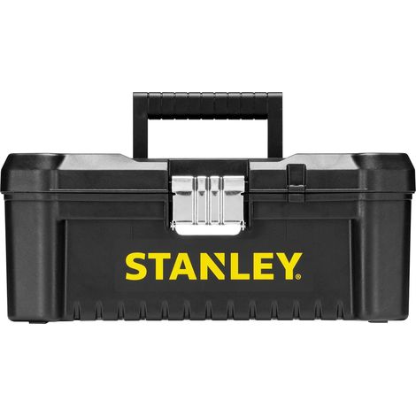 Boîte À Outils Avec Plateau Porte-Outils Amovible - 2 Organiseurs Sur Le Couvercle - Charnières Plastiques - Attaches Métalliques - Cadenassable (Non-Fourni) Multicolore (1/5)