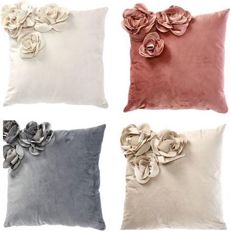 1 Pezzo Cuscino da Divano in Velluto con Bottone e Inserti Tondi 45 x 45 cm 4 Colori (1/2)