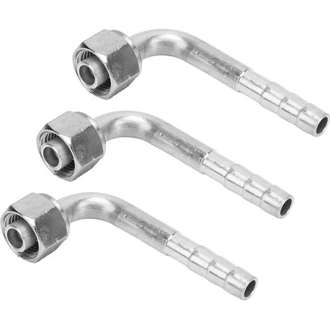 20 PCS Raccord Climatisation Auto Coude 90° 3/8 pouce pour Camions Engins Chantier Rénovation Climatiseur (1/5)