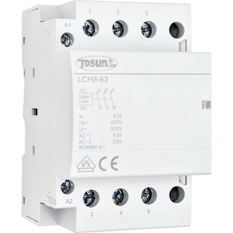 Contactor Modular Trifásico 3P Normalmente Cerrado (NC)