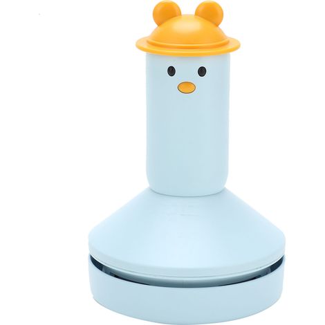 Aspirateur de bureau rechargeable USB, mini aspirateur portable de table, balai à poussière bleu (1/5)