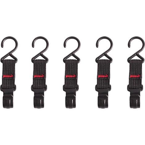 Organisateur de crochets de camping amovibles pour poteaux de tente, lot de 5, pour une utilisation en extérieur. (1/5)