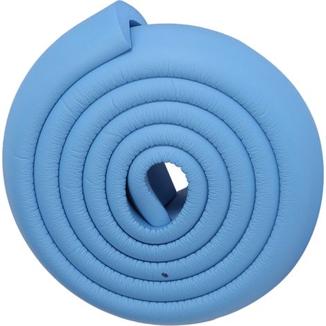 Protection d'angle en forme de L pour la sécurité des enfants, coussin anti-collision doux pour la maison et la maternelle, bleu (1/5)