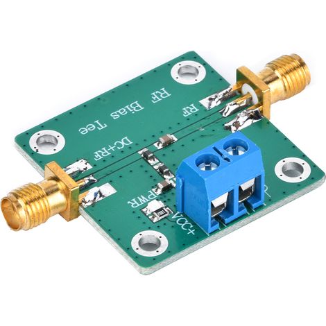 HF-Mikrowellen-HF-Bias-Tee, DC-Bias 10–6000 MHz, Stromversorgung für aktiven Antennen-Breitbandverstärker (1/5)