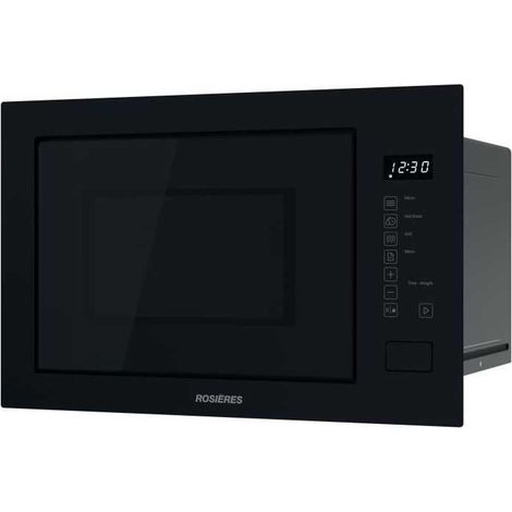 Microonde da incasso Rosières Modèle BLACK nero 28 litri