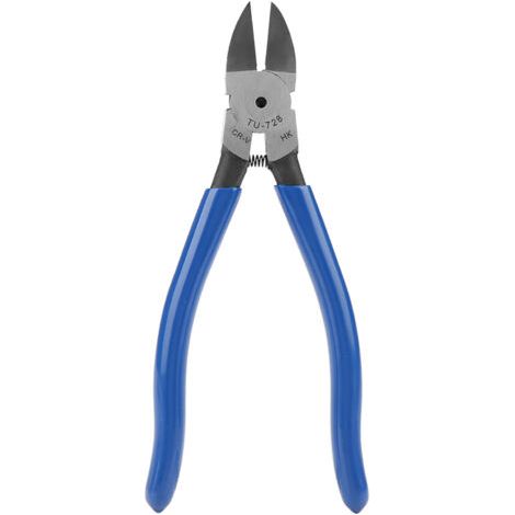Pince coupante diagonale bleue de 20 cm (8 pouces) pour câbles (1/5)