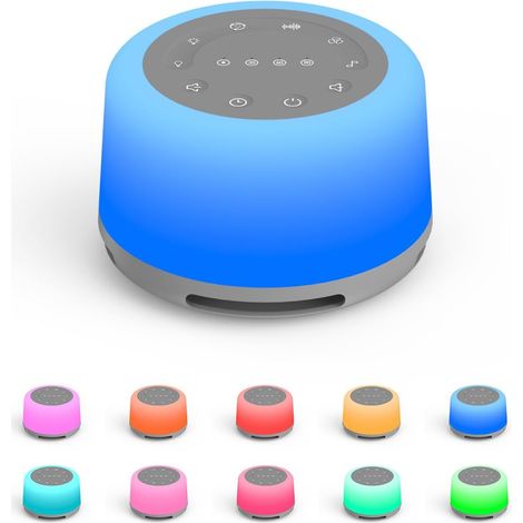 Bruit blanc sommeil haut-parleur Bluetooth petites lumières nocturnes
