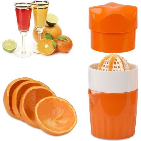 Lemon orange presse agrume Manuel presse-agrumes de Fruits Squeezer Origine de Jus Mobile Principal de la Cuisine de Fruits, presse-agrumes,300ML (1/5)