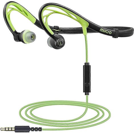 Écouteurs de sport pliables filaires pour la course à pied, longueur du câble : 1,2 m