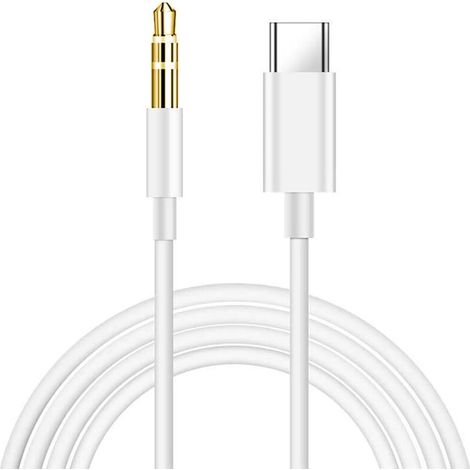 USB-C-auf-3,5-mm-Klinkenkabel, USB-C-auf-3,5-mm-Klinkenadapter, Autoradio-Aux-Kabel, 2 m