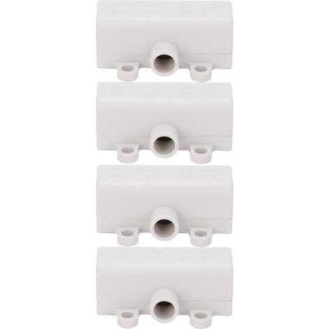 Hochleistungs-Haupttrenner, 4 Stück, T-förmiger Verdrahtungsklemmenblock, 400V 60A Industriestecker (1 Eingang 4 Ausgänge (ZK-506)) (1/5)