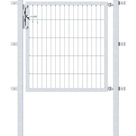 ALBERTS Einzeltor Flexo, feuerverzinkt, lichte BxH1000x1000, PF60x60/1500mm, DIY (1/3)