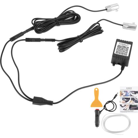 Kit Lumineux LED RGB Ambiance Voiture, Contrôle Musical, Modes Multiples, Éclairage Intérieur Portière Tableau de Bord 2 Lampes (1/5)