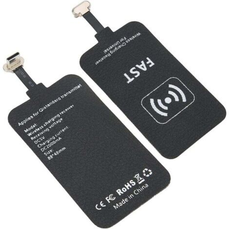 Récepteur de Chargeur sans Fil de Type C 10 W sans Fil Rapide Récepteur de Chargeur à Induction Module de Patch de Rapide Interface Récepteur et Adaptateur de Qi Receiver (1/4)