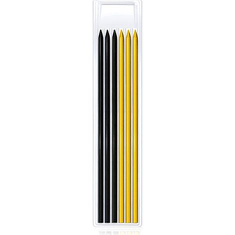 Crayon de travail du bois portable, crayon de charpentier, porte-mine, boîte de recharges (accessoires uniquement, mines non incluses). (1/5)