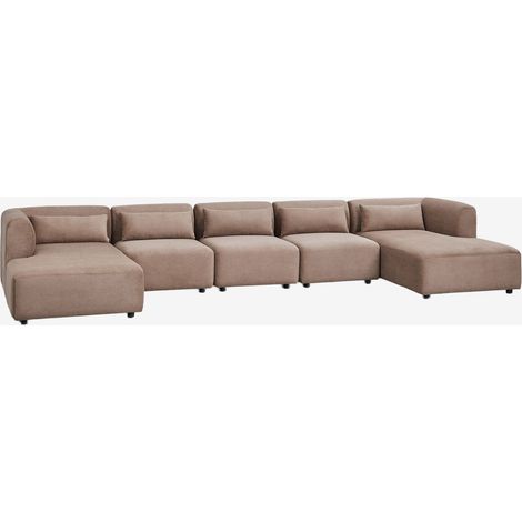 Divano modulare con doppia chaise longue a 5 pezzi Fogler SKLUM            