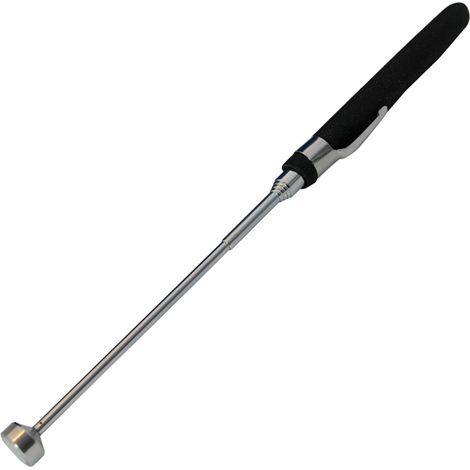 Silverline – Outil magnétique de ramassage 3,6 kg – Manche extensible jusqu'à 600 mm – Aimant puissant pour débris métalliques – 151211