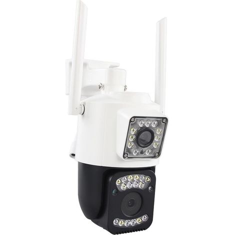 Telecamera IP WiFi con doppio obiettivo 2MP 1080p INFRAROSSI IP65 BD-JQ918AH (1/5)