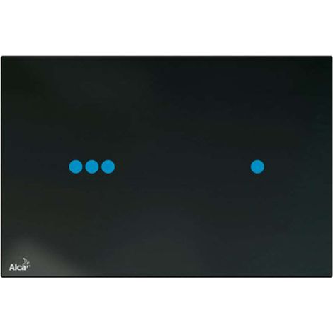 Alca - Berührungslose Spülungstaste, Glas/Schwarz NIGHT LIGHT-3 (1/3)