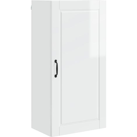 Maison Exclusive - Armadietto a muro PORTO Bianco Lucido 50 x 31 x 100 cm