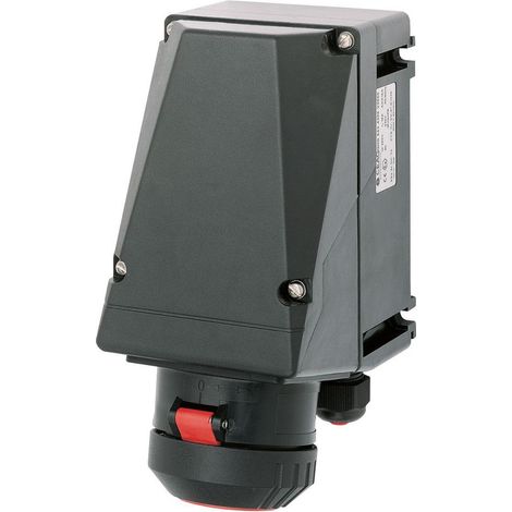 Prise socle 16A 3P+T+N (5P) 380-415V 6h atex zone 121 avec entrée presse etoupe M25 (55060) CEAG GHG5114506R0001