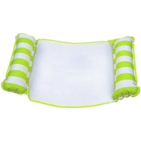 Hamac Flottant - Gonflable 120x70 cm - Pour Piscine et Eau Libre - Vert - 1 Pièce (1/5)