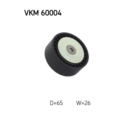 Poulie renvoi/transmission, courroie trapézoïdale à nervures SKF VKM 60004 OPEL