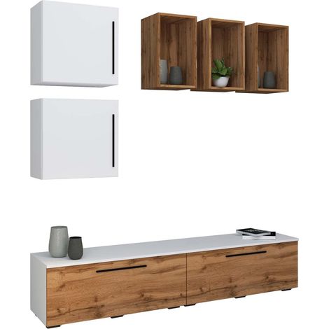 Schrankwand Anbauwand Wohnwand Arila L (1/3)