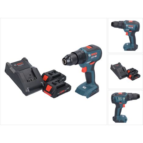 Bosch GSB 18V-55 Professional Perceuse-visseuse à percussion sans fil 18 V 55 Nm Brushless + 2x batterie ProCORE 4,0 Ah + chargeur (1/5)