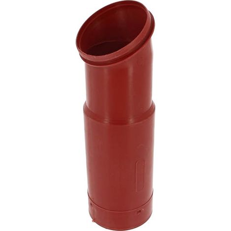 Pipe de raccordement de drain latérale Ø80 – Drainage agricole – Pour systèmes de drainage de terrains de sport – Coloris brique – Hegler