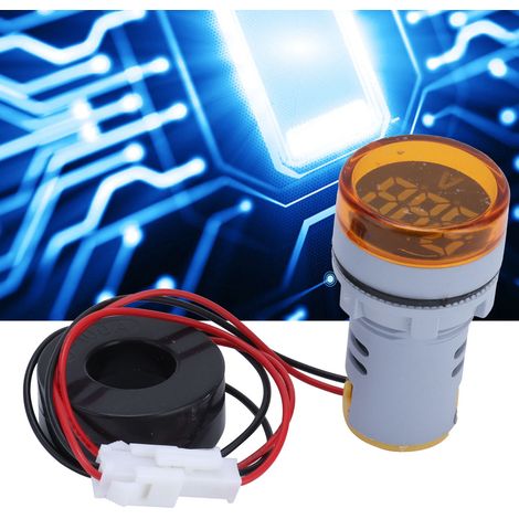 Voyant lumineux universel de signalisation de courant AD16-22DSA 220 V CA jaune (1/5)