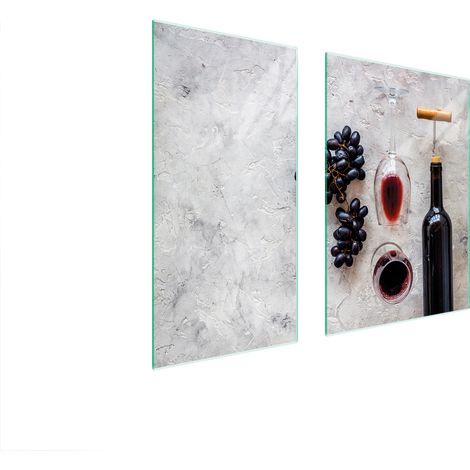 GLASSCHUTZPLATTE 75x52 WEIN (1/5)