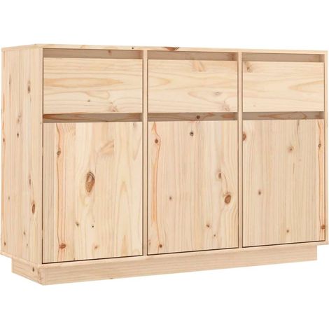Maison Exclusive - Credenza 111x36x75 cm in Legno Massello di Pino