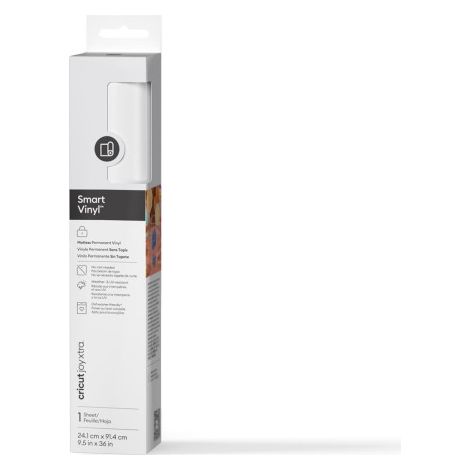 CRICUT SMART VINYL PERMANENT JOY XTRA 24,1X91,5CM 1 SHEET (WHITE)