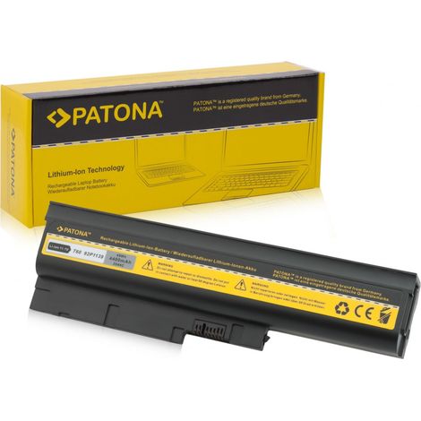 PATONA Akku passend für mit IBM ThinkPad T60 R500 R60e R60e 0656 R60e 0657 R60 – 10,8 Volt 4400 mAh