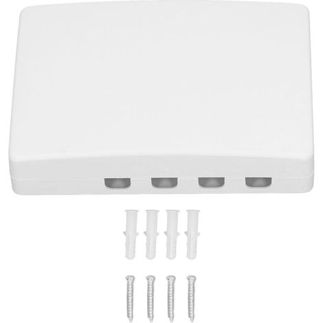 Boîte de distribution de fibres 4 cœurs FTTH séparateur optique de bureau Mini universel pour SC FC (1/5)