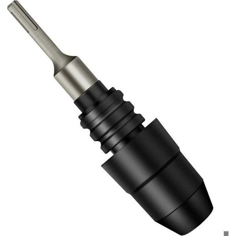Adaptateur SDS-P vers SDS-Max - 21 cm - Acier allié noir - Compatible avec les forets SDS Max - Haute performance (1/4)