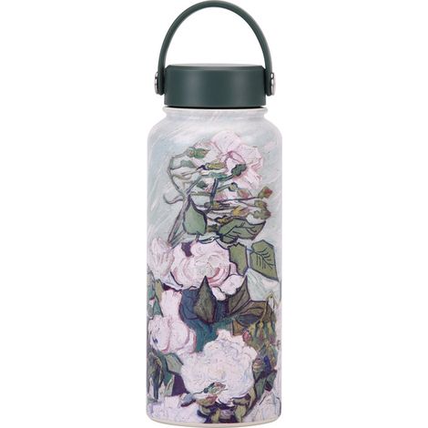 Nouveau 2025 Grande Capacité 1L Gourde Isotherme Vacuum Portable Sport Grande Ouverture Extérieur (1/5)