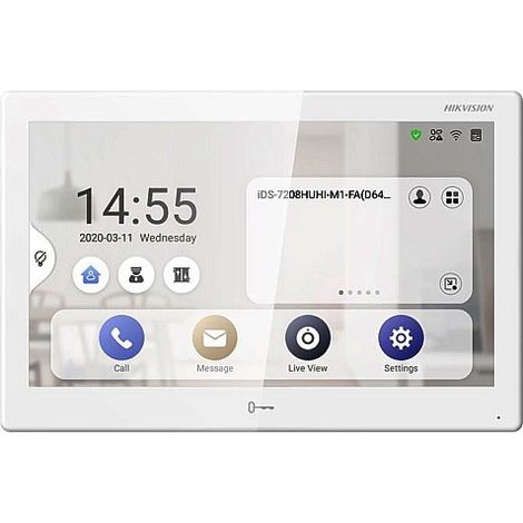 Hikvision DS-KH9510-WTE1 Weiß 10,1 Zoll Touchscreen