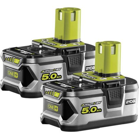RYOBI 5.0Ah Battery Twin Pack 2 x RB18L50
