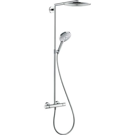 Hansgrohe Raindance S Showerpipe Duschsystem 300mm, 1jet, 16l/min, Thermostat, Chrom (1/2)