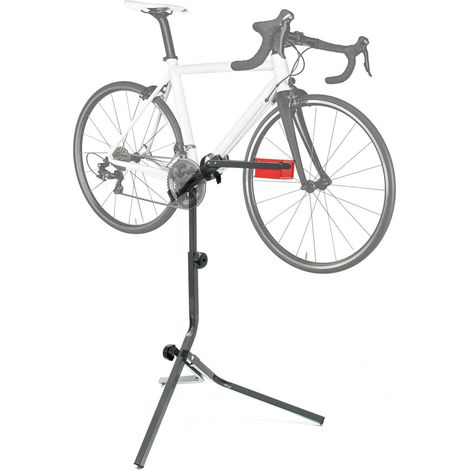 Soporte de taller para bicicleta 30 kg max trípode de reparación de acero altura regulable 160002851