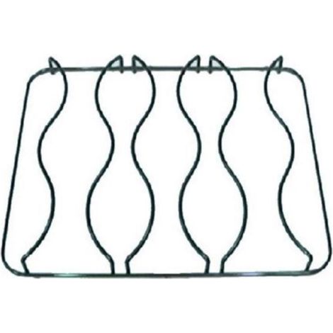 GRIGLIA NERA CUCINA GAS ADATTA BOMPANI BOREAL 3 / 4 FUOCHI CM 41,8 x 34,7 P 0463 (1/2)