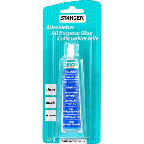 12x Alleskleber 30ml Tube Modellbau Stoff Heimwerker Basteln Bauen Büro Auto
