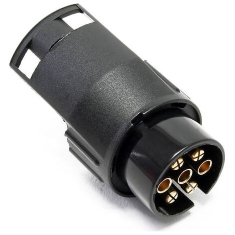 Adaptateur prise remorque 7 vers 13 broches 12 V 50 A pour Feux stop Plaque Immatriculation Clignotant Éclairage Sécurité routière de véhicules (1/5)