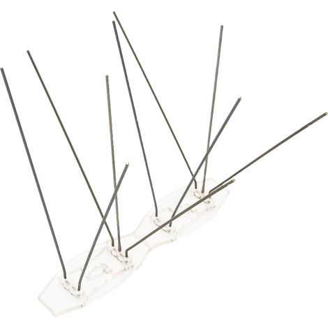 Pics Anti-Oiseaux BIRD GUARD 6 - Longueur 1 m (2 x 50 cm) DALEP - 1.08.0097.17