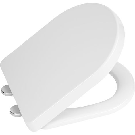 FICHER Abattant WC, Soft Close, Easy Take, blanc (1/4)