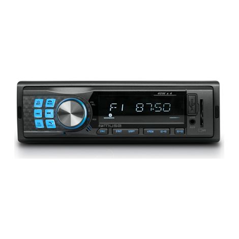Autoradio 1 DIN Bluetooth 4 x 40W – FM stéréo – Port USB et micro SD – Kit mains libres intégré – Afficheur MCD multifonction – Muse (1/4)