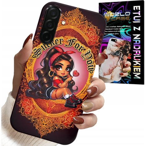 Custodia per Samsung Galaxy A36 5G - Sucker FOR YOU, custodia alla moda con bambola e vetro (1/5)